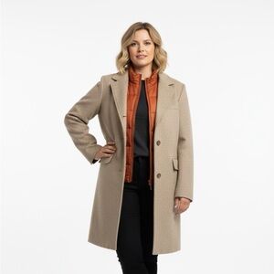 Mabrun Women 100% Wool Coat